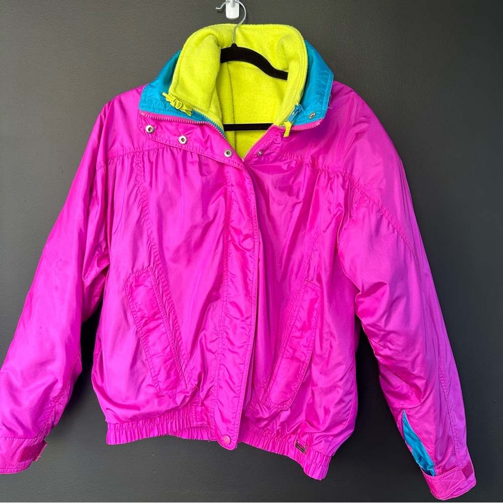 Vintage women’s Edelweiss Ski Jacket with Fleece jacket lining